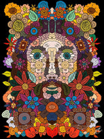 Jesus in Flowers - Limited Edition Print