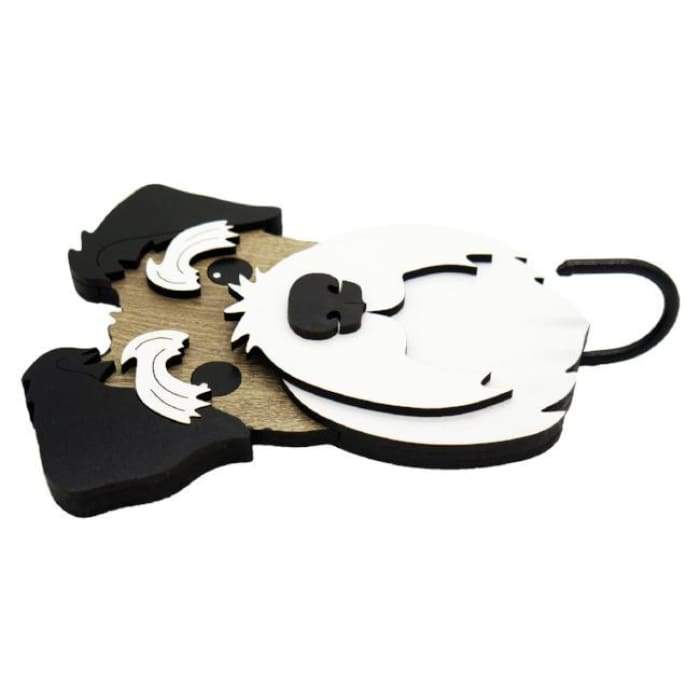 Schnauzer Woof Rack/Dog wall Decorations - We Believe