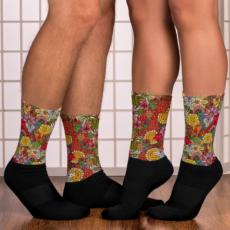 Flowers Pattern Socks