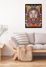 Jesus in Flowers - Limited Edition Print